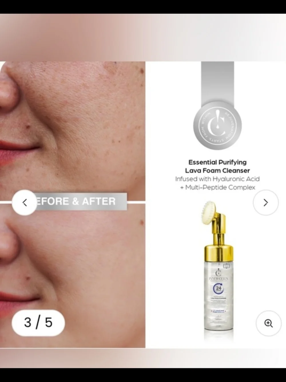 Secret Obsessed Essential Purifying Lava Foam Facial Cleanser